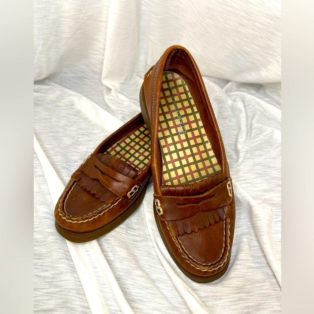 Women’s Sperry Top Sider All Leather Loafers Y2K